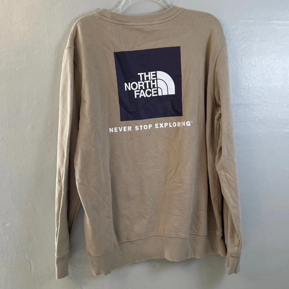 The North Face Men's Beige Crewneck Sweater Size Large